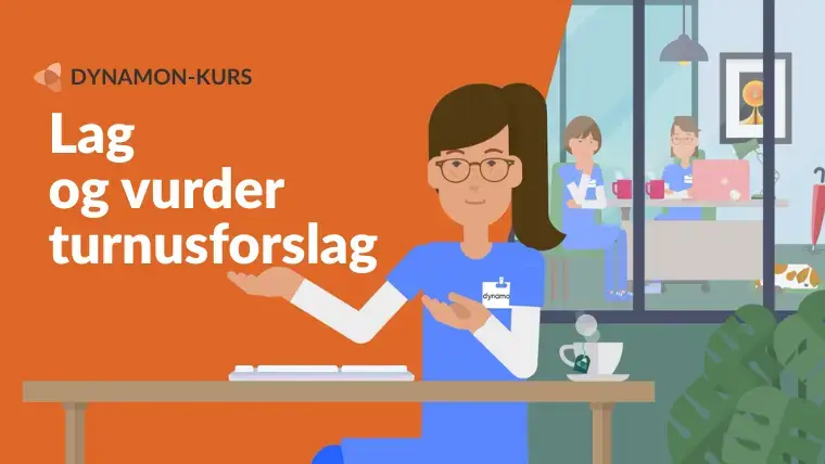 Lag og vurder turnusforslag